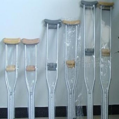 不锈钢拐杖可调伸缩单升/老年用品康复助行铝合金腋下拐杖图5