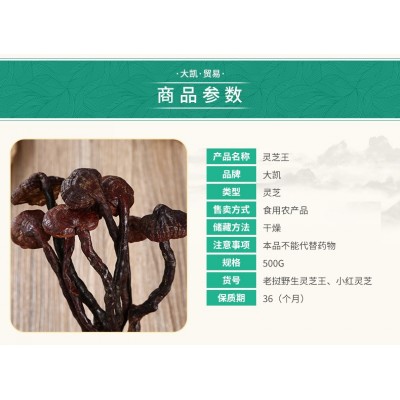 海南灵芝王 小红灵芝 竹灵芝 一手货源产地批发量大从优一件代发图4