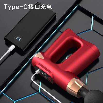 脉冲热敷筋膜枪颈椎按摩枪全身肌肉深层放松筋膜按摩仪迷你筋膜枪图3