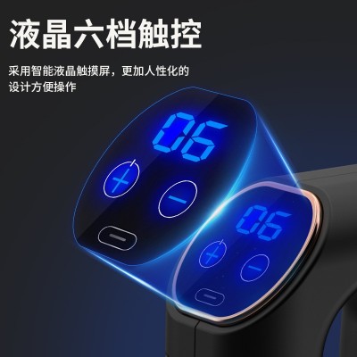 821双头筋膜枪USB充电按键款电动肌肉放松便捷健身按摩枪外贸批发图3