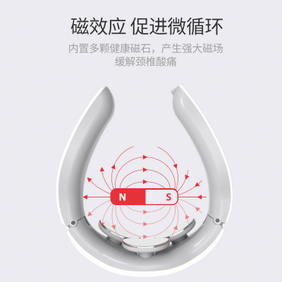 颈椎按摩器肩腰部、颈部智能电动颈肩按摩仪脖子、肩颈揉捏护颈仪图3