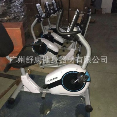 卧式健身车家用动感单车静音磁控脚踏车上下肢老年人康复训练器材图3