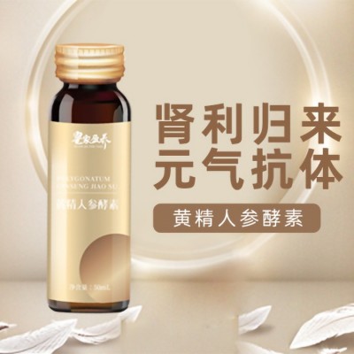 酵素原液综合果蔬养生天下 黄精人参酵素口服液男女通用直播代发图2