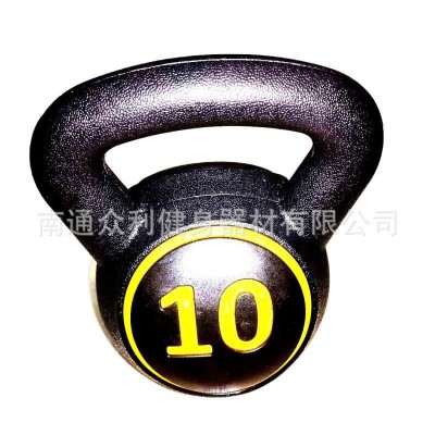 女士健身运动 PE无味竞技 灌沙壶铃 30磅 水泥组合套装 提壶哑铃图4