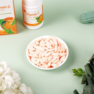 维生素C咀嚼片 批发现货泡腾片维生素C咀嚼片VC片维直销批发代发图4