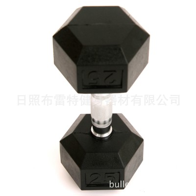 六角包胶哑铃包胶固定哑铃健身房专用哑铃 六角哑铃1-50图5