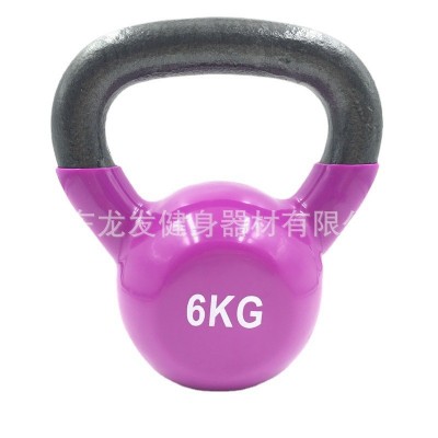 工厂定制欧美男士健身浸塑壶铃KettleBell图5