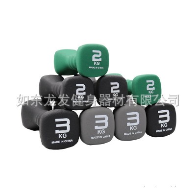 新款浸塑哑铃男士女士家用健身器材DUMBBELL图5