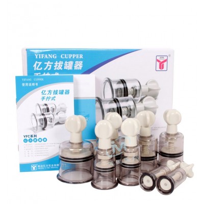 亿方拔罐器真空手拧式拔火罐家用拔罐器旋转负压12罐装拔罐扭罐图5