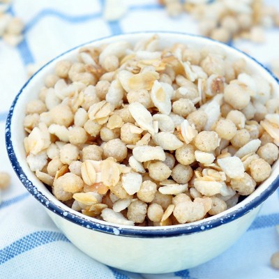山药谷物球1kg即食谷物脆燕麦片基料 欧扎酒店早餐克卡乐脆比原料图3