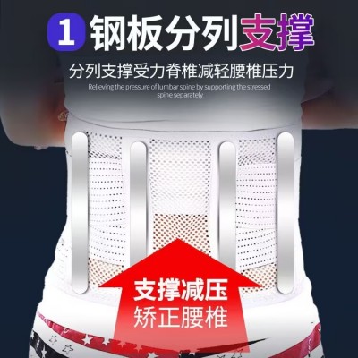 批发护腰带腰间盘劳损突出腰椎护腰腰围带透气发热护腰健身塑腰带图4