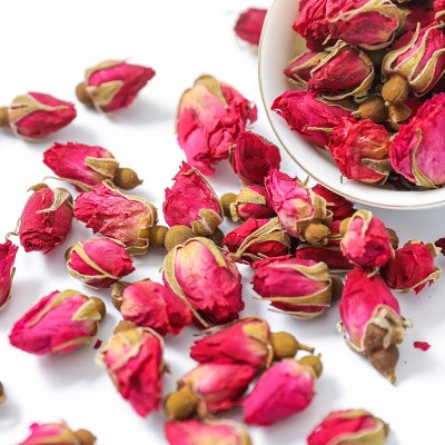 玫瑰花茶50g 干玫瑰罐装药食同源 泡茶批发代发 花草茶 组合茶图4