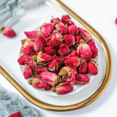 玫瑰花茶50g 干玫瑰罐装药食同源 泡茶批发代发 花草茶 组合茶图3