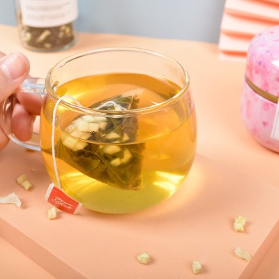 蜜桃乌龙茶花果茶绿茶三角包罐装礼品组合水果调味茶厂家批发图3