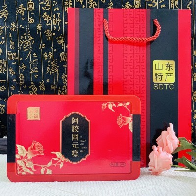 正品山东东阿ejiao阿胶糕阿胶固元糕盒500克货源充足厂家一件代发