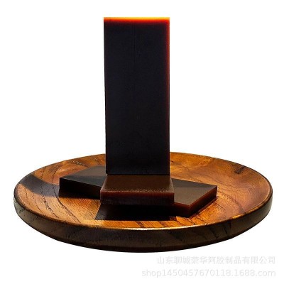 山东阿胶块东阿铁盒装阿胶片250gejiao熬阿胶糕原料可打粉图4
