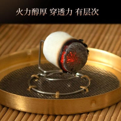 艾远堂3：1艾柱 陈年艾草艾绒卷制紧实 小艾柱厂家批发图3