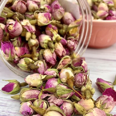 法兰西玫瑰花茶罐装60g批发 重瓣花果茶玫瑰干玫瑰大朵花冠茶批发图3