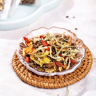工厂代发 菊花枸杞茶 盒装菊花决明子茶 枸杞金银花袋泡组合花茶图4
