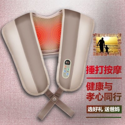 捶打按摩披肩肩颈按摩器颈部肩部腰部捶背敲敲乐家用老人披肩网红图3