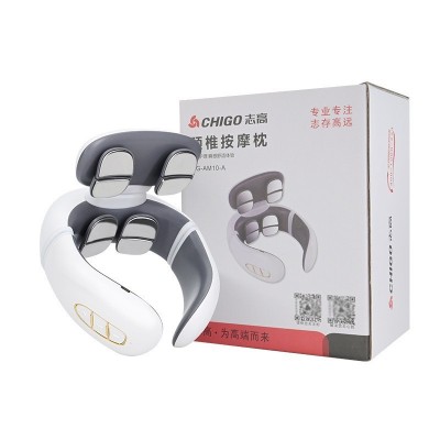 志高USB充电颈椎按摩仪 颈椎按摩器电疗理疗仪脉冲加热颈部护颈仪图3