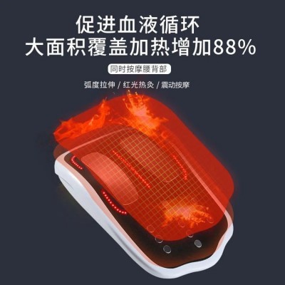 腰部按摩仪 腰部按摩器 腰椎理疗仪 腰背脉冲热敷震动按摩器材图2