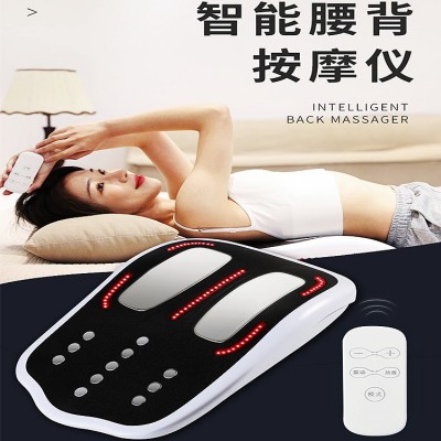 腰部按摩仪 腰部按摩器 腰椎理疗仪 腰背脉冲热敷震动按摩器材