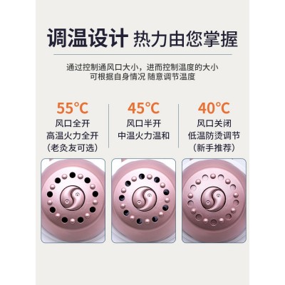 宫廷灸艾灸腰部热敷带艾灸熏蒸仪艾灸器具盒子艾灸柱艾灸包艾灸罐图3