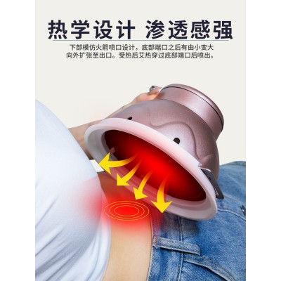 宫廷灸艾灸腰部热敷带艾灸熏蒸仪艾灸器具盒子艾灸柱艾灸包艾灸罐图4