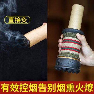 雷火灸器具砭石艾灸罐刮痧杯家用陶瓷艾灸筒艾灸火龙罐艾灸馆专用图4