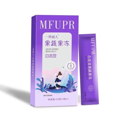 一周丽人白芸豆酵素果冻综合果蔬纤维果冻加强版现货批发厂家直销图4