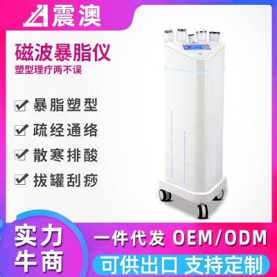 定制代加工贴牌磁波热浪仪射频拔罐刮痧美腿提臀经络疏通美容仪