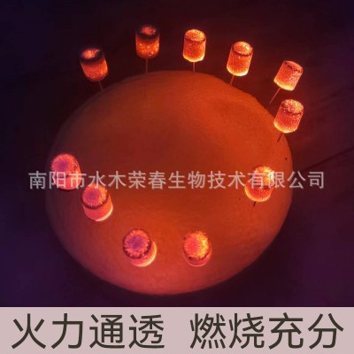 温针艾柱 艾粒针灸针用无烟艾柱 窝头艾柱针灸针艾帽无烟艾炷帽图3