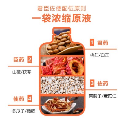植物酵素白芷桃仁发酵饮品喝出自信美厂家直销现货产品图3