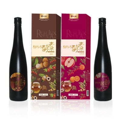 本草酵素饮料 水果味酵素500ml 原味500ml 源头工厂现货图5