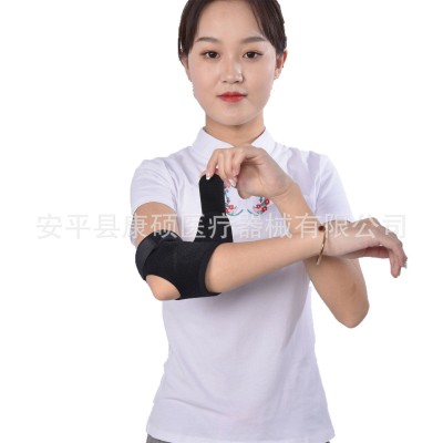 厂家批发肘关节固定带可调节透气护肘肘关节护具缠绕式运动护肘