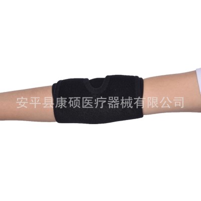 厂家批发肘关节固定带可调节透气护肘肘关节护具缠绕式运动护肘图3
