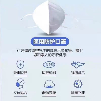 凯泰N95防护口罩五层防护环氧灭菌现货批发独立包装50只一件代发图4