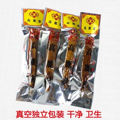 东北长白山人参6年根高丽参六年别直参红参整支切片东北特产礼盒图3