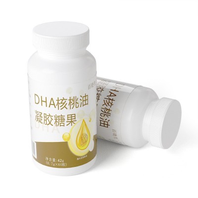 百晓生DHA核桃油凝胶糖果老少皆宜正品现货工厂批发一件代发图4