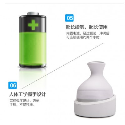厂家直销头部按摩器 防水按摩仪 便携式USB充电头皮按摩器 龙抓手图4