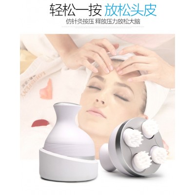 厂家直销头部按摩器 防水按摩仪 便携式USB充电头皮按摩器 龙抓手图2
