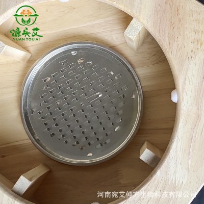 艾灸蒲团橡木实木坐灸仪图5