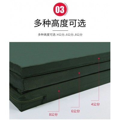 单双摇护理床床垫医疗床棕垫带便孔防水可折叠家用护理床垫海绵垫图2