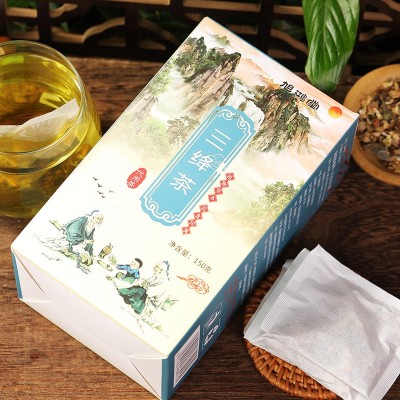 无碎沫厂家旭鸿堂三绛茶青钱柳叶玉米须袋泡花茶山楂菊花图5