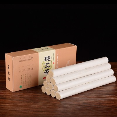 厂家批发艾灸艾条 艾绒手工卷制八年陈艾条艾灸条图3