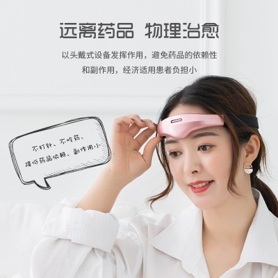 电动无线充电睡眠仪头部按摩仪器语音睡眠仪图4