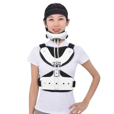生产批发可调节头颈胸固定支具头颈胸固定器颈椎骨折康复支架现货图5