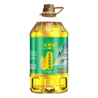 红耕谣玉米油5L食用油家用玉米胚芽油物理压榨植物油烘焙一件代发图5