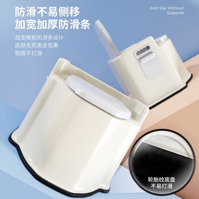 莱弗凯移动马桶老年人坐便器孕妇病人卧室内便盆马桶便携式坐便椅图2